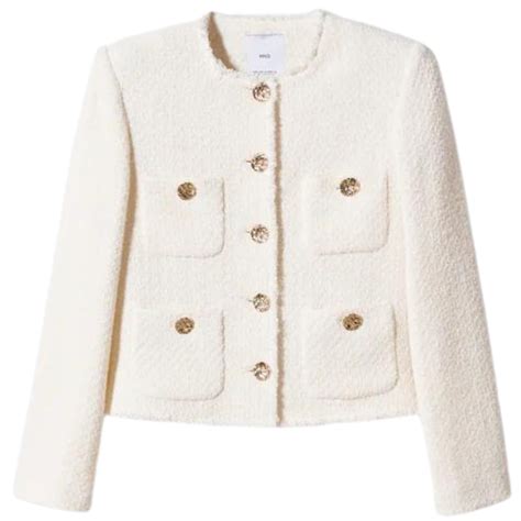 chanel jasje mango|chanel cotton tweed jacket.